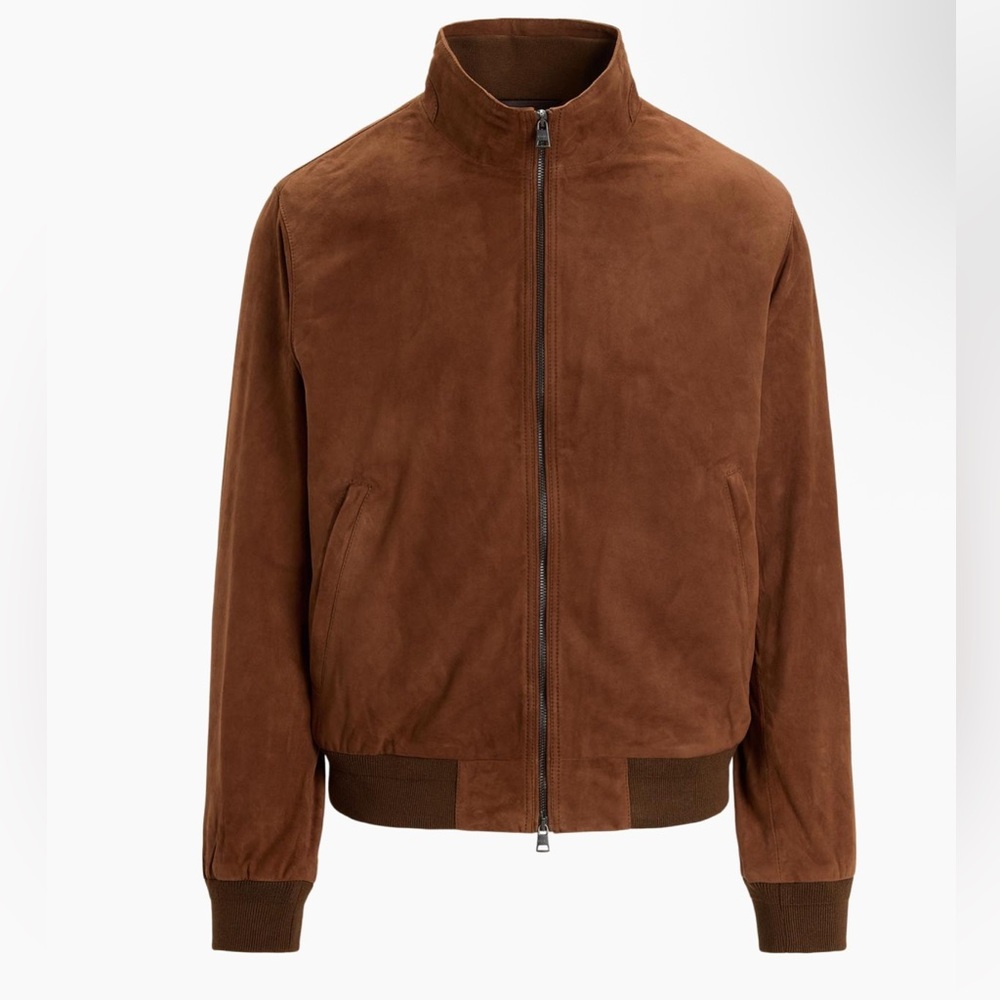 Polo RL Suede Bomber Jacket